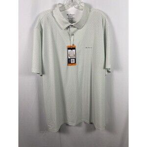 Men’s Ben Sherman Sport Shirt UPF50 Moisture Wicking Sz XXL White 3 Button